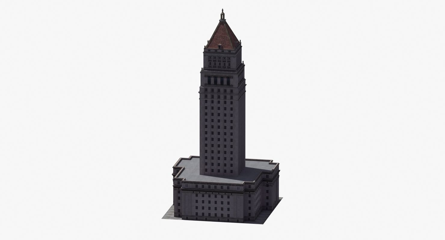 City Courthouse Building 3D model_37