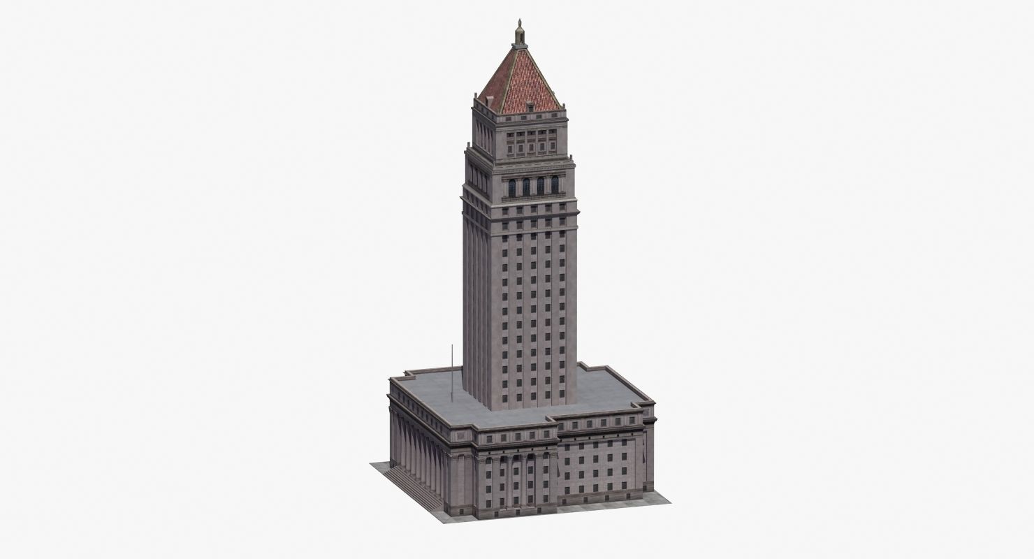 City Courthouse Building 3D model_24