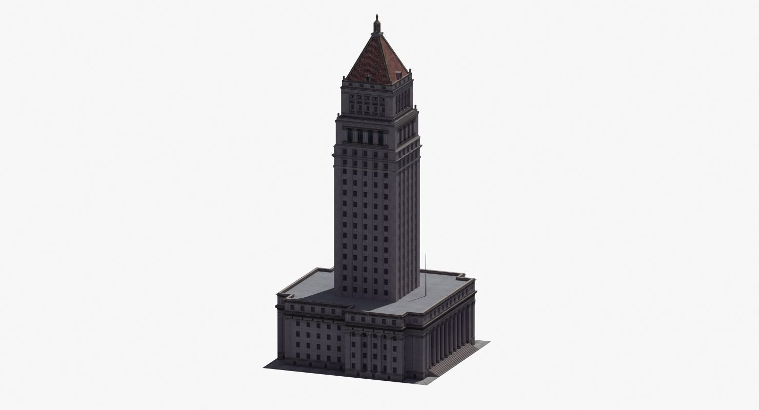 City Courthouse Building 3D model_28
