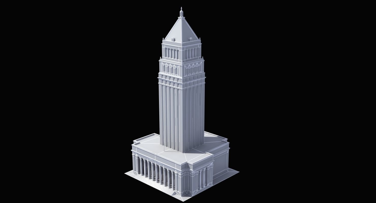 City Courthouse Building 3D model_10