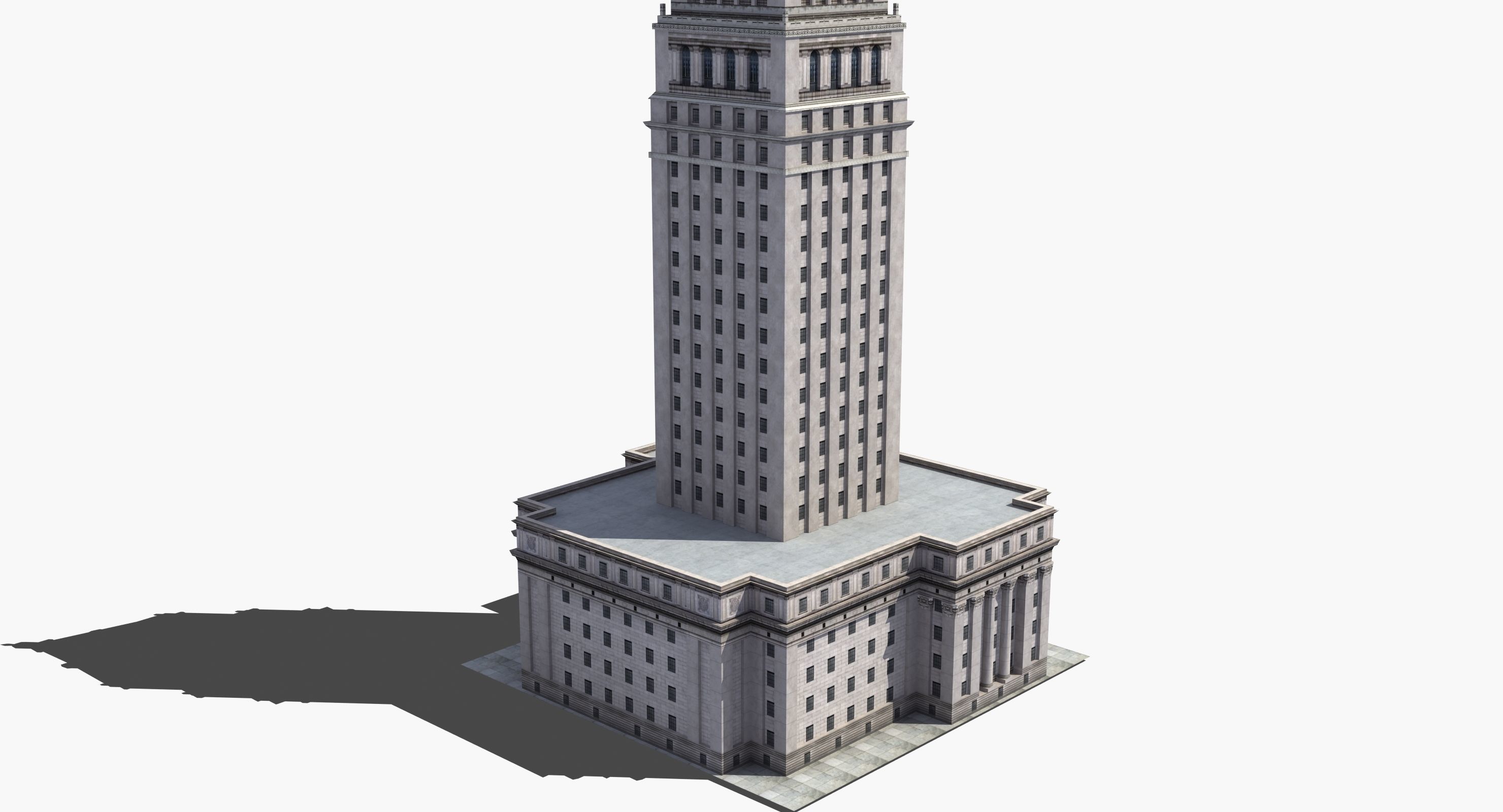 City Courthouse Building 3D model_15