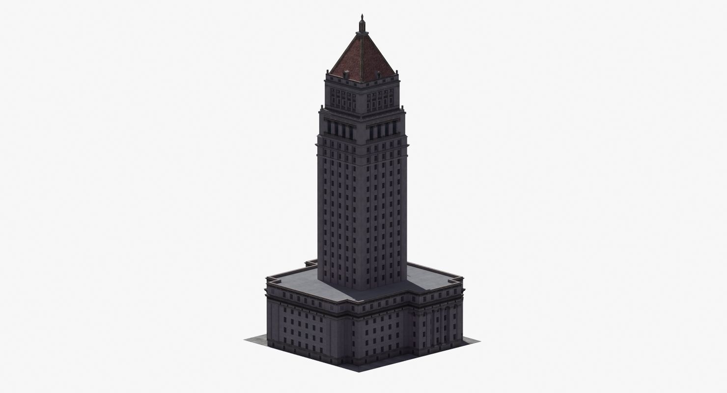 City Courthouse Building 3D model_36