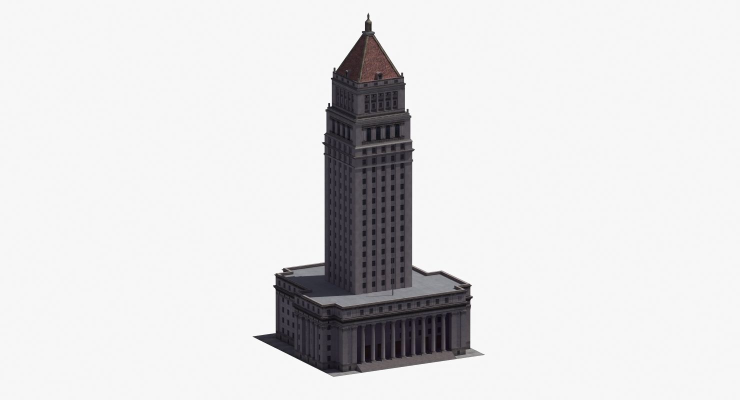 City Courthouse Building 3D model_33