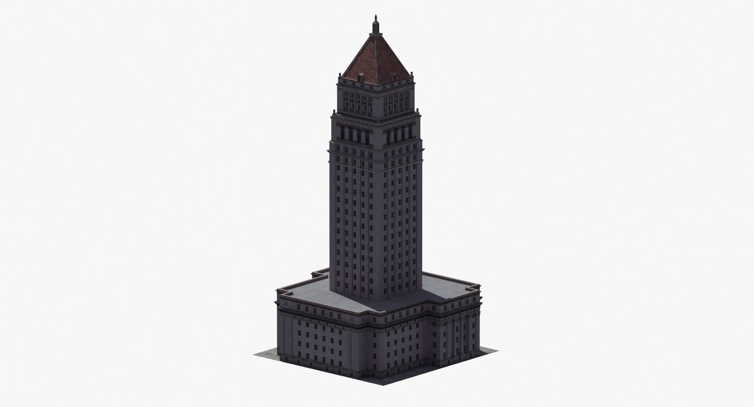 City Courthouse Building 3D model_22