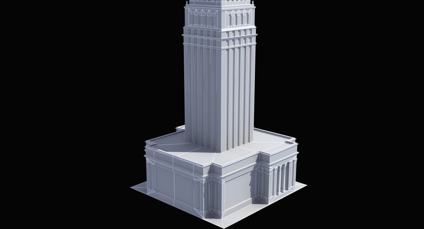 City Courthouse Building 3D model_4