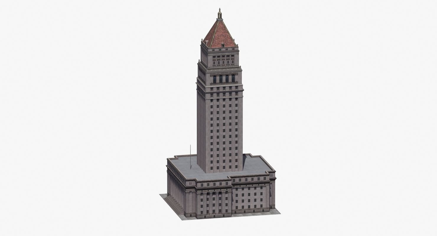 City Courthouse Building 3D model_30