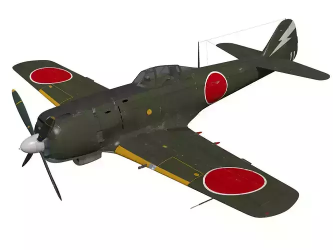 Nakajima Ki-84 Hayate  3D model