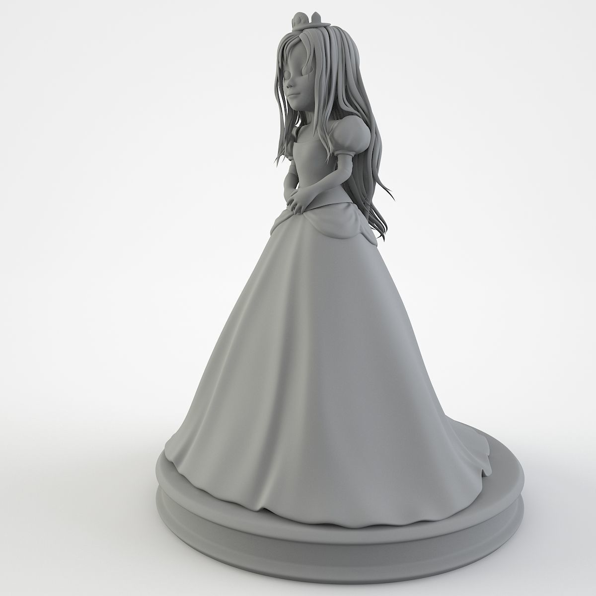 3D Printable Little Princess 3D print model_9