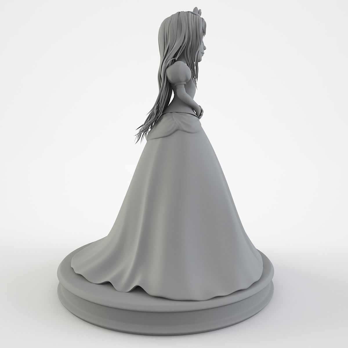 3D Printable Little Princess 3D print model_8