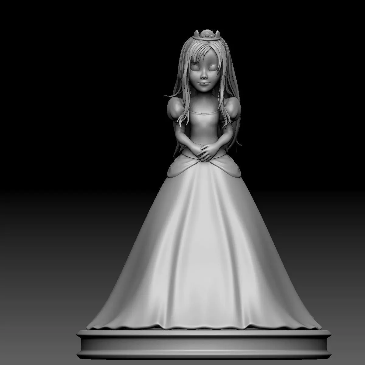 3D Printable Little Princess 3D print model_0