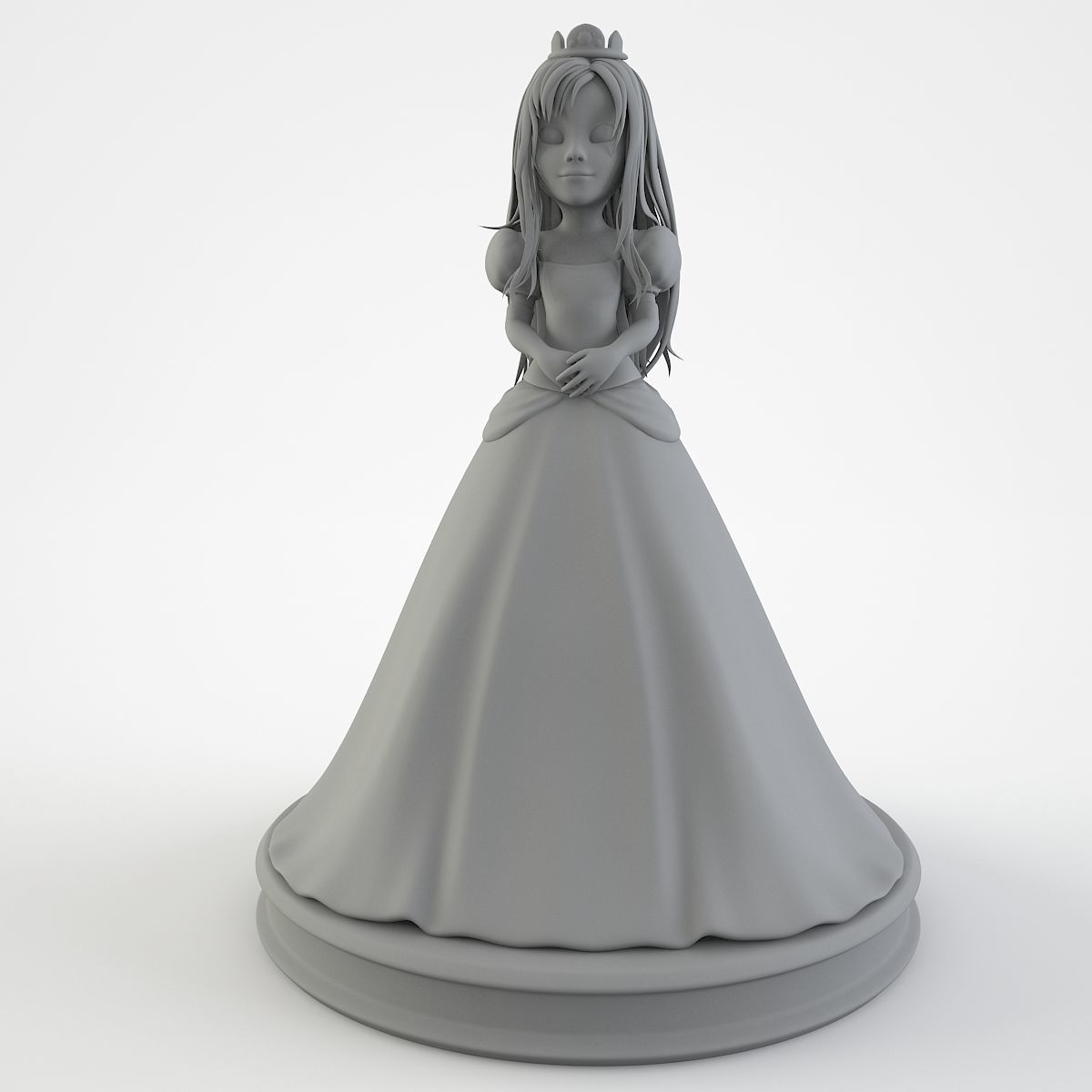 3D Printable Little Princess 3D print model_10