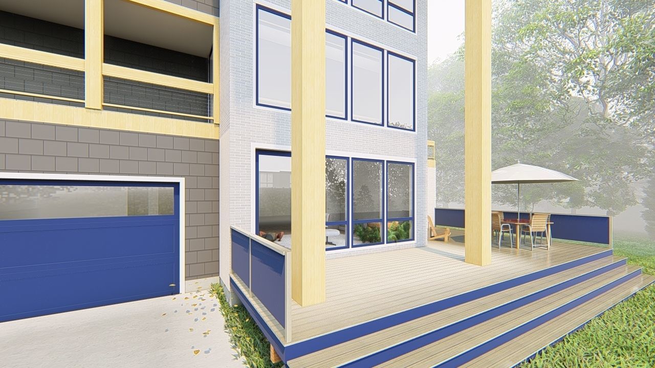 X9 3 STORY LUXURY HOUSE FREE 3D MODEL Free 3D model_7