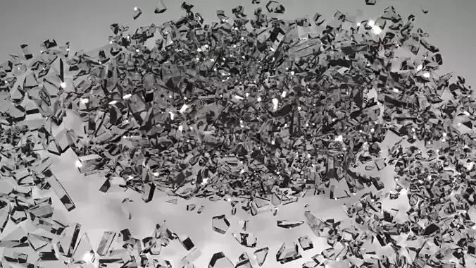 batman shattered  3D model