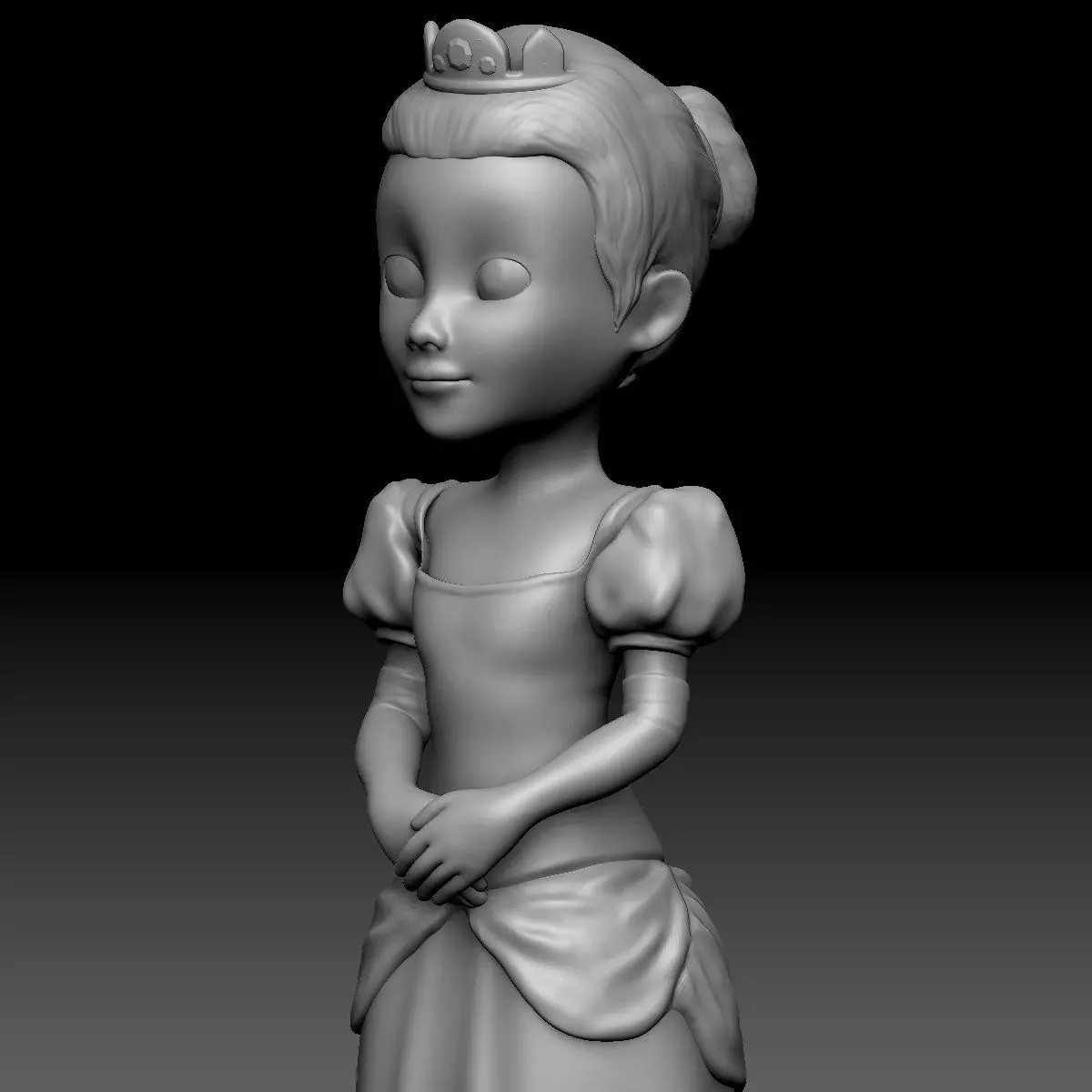 3D Printable Little Princess 3D print model_0