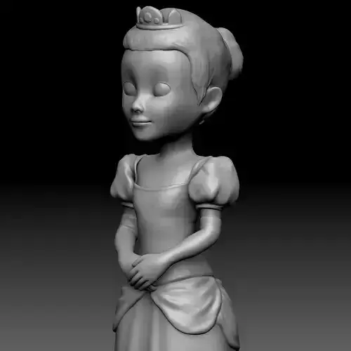 3D Printable Little Princess 3D print model