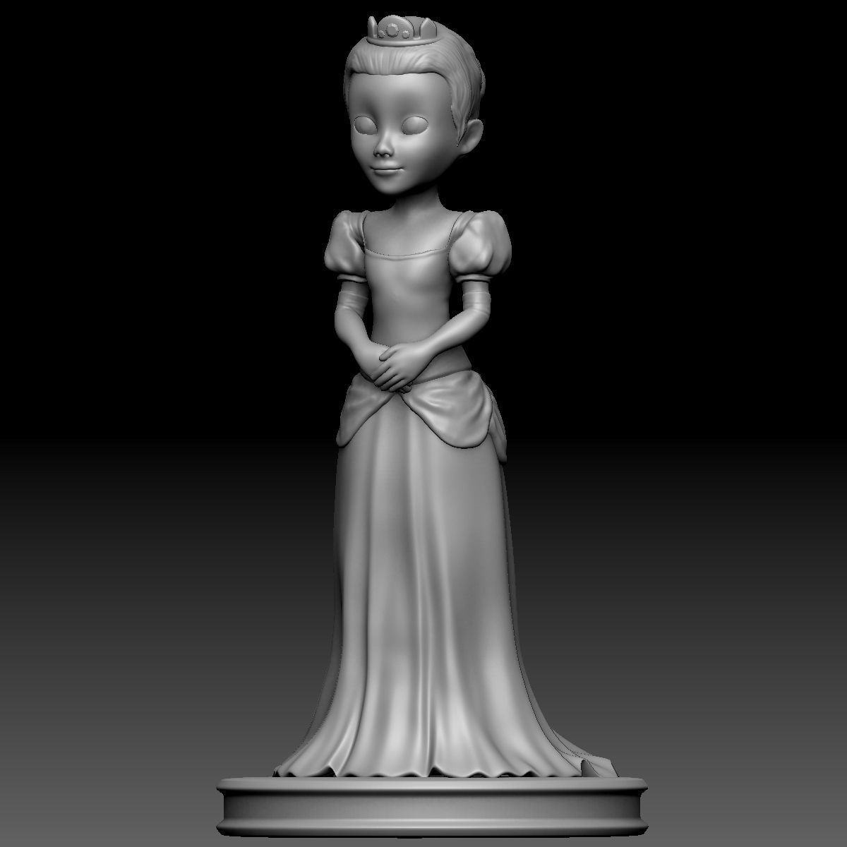 3D Printable Little Princess 3D print model_1