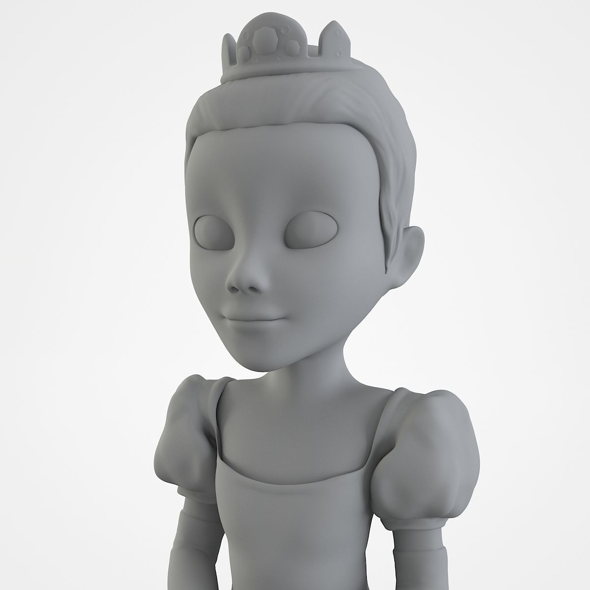 3D Printable Little Princess 3D print model_9