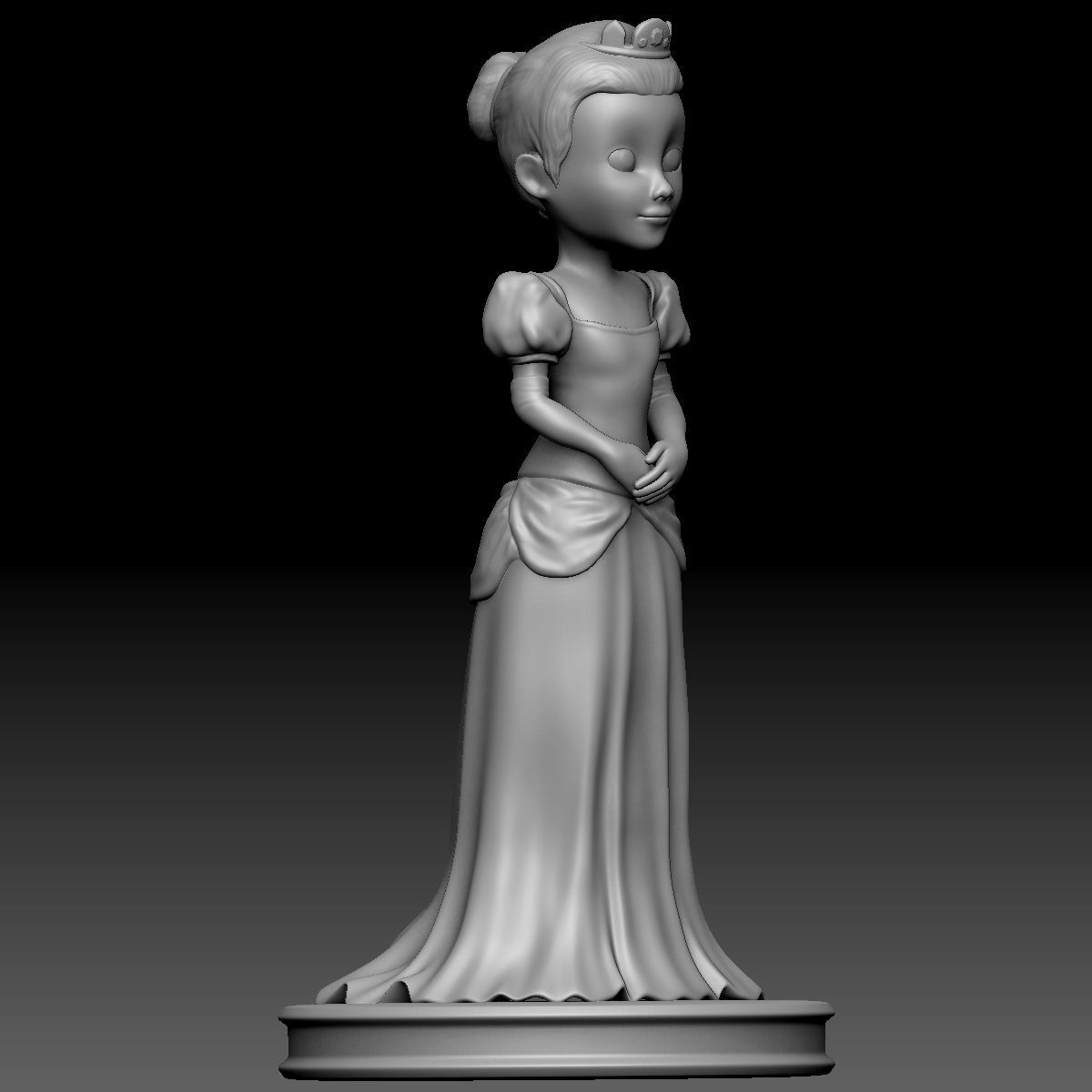 3D Printable Little Princess 3D print model_2