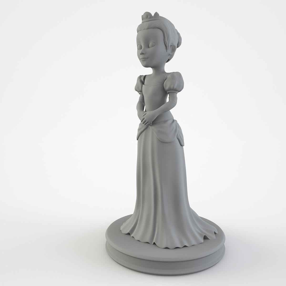 3D Printable Little Princess 3D print model_6