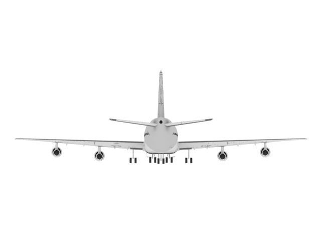 Airplane B747  Free 3D model_5