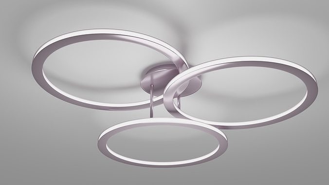 Modern LED Ceiling lamp 3D Model Low-poly 3D model