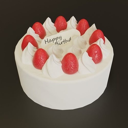 Birthday Cake 3D model