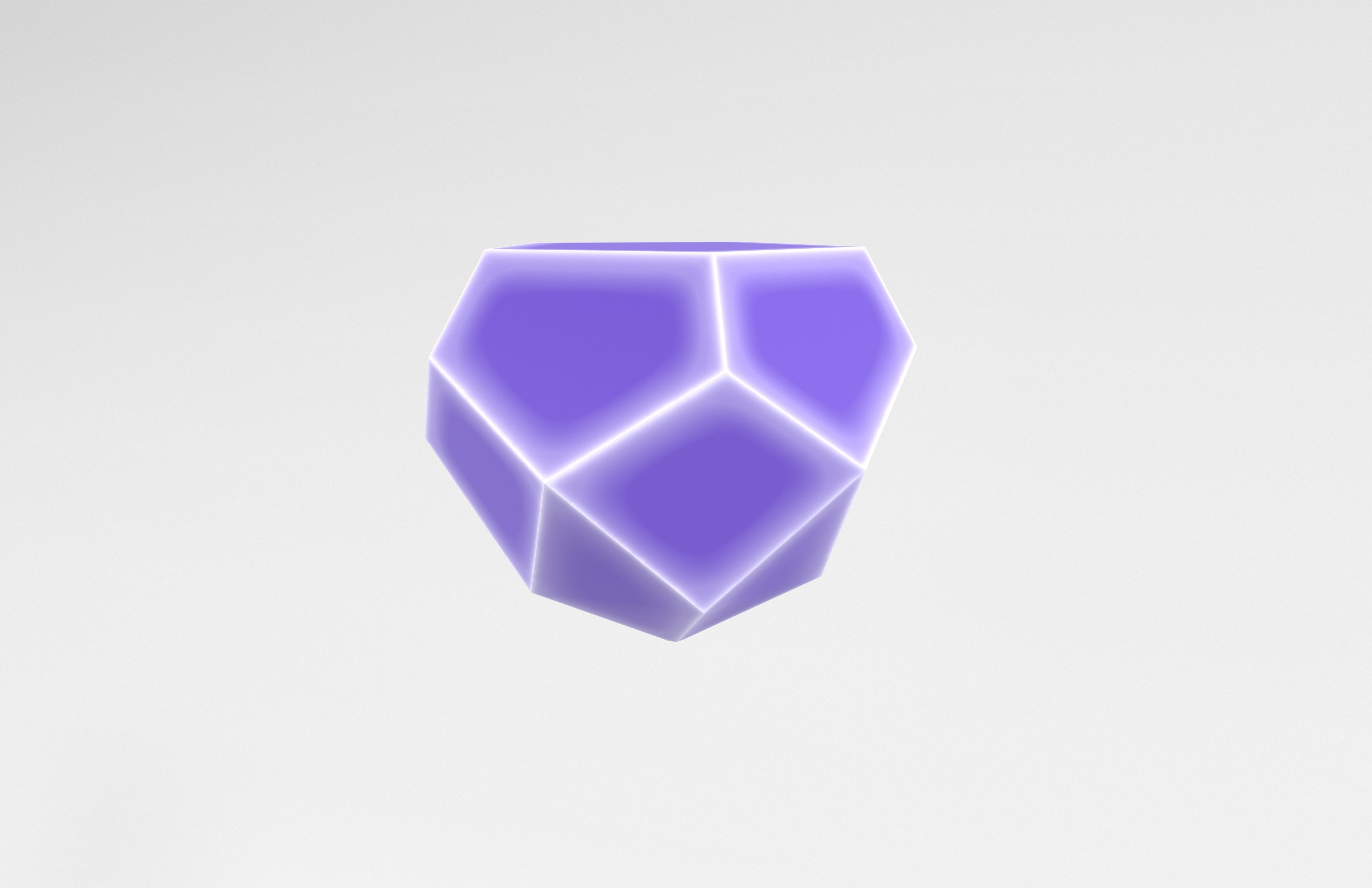 Diamond v1 005 Free low-poly 3D model_2