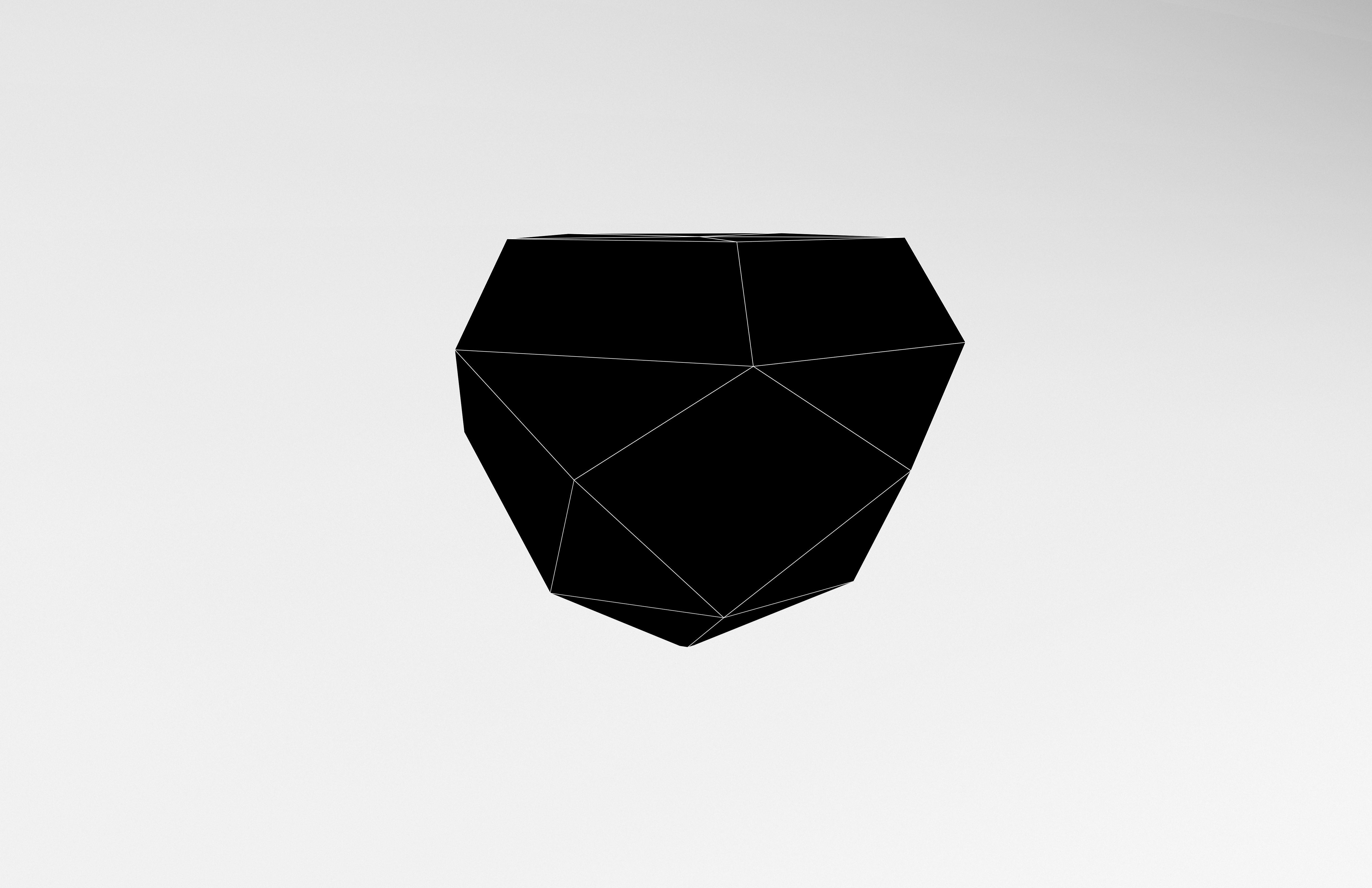 Diamond v1 006 Free low-poly 3D model_7