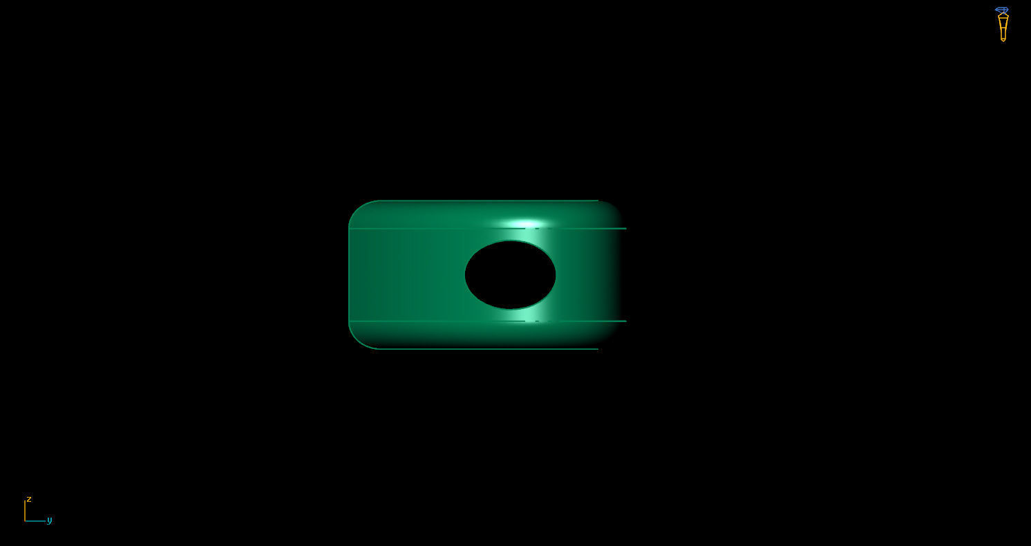 Pendant initial heart B 3D print model_9