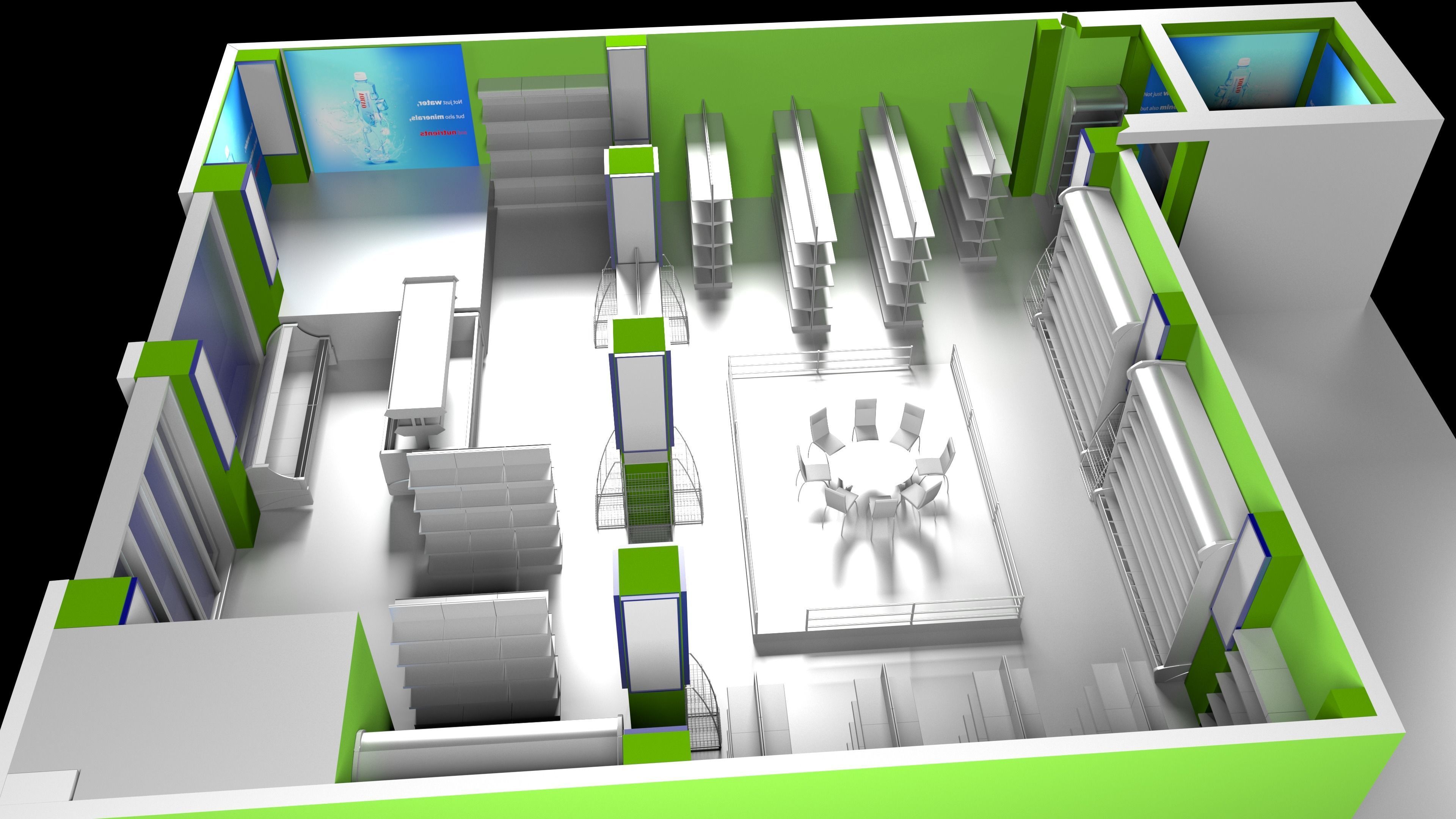 Garden Mart - 2 3D model_2