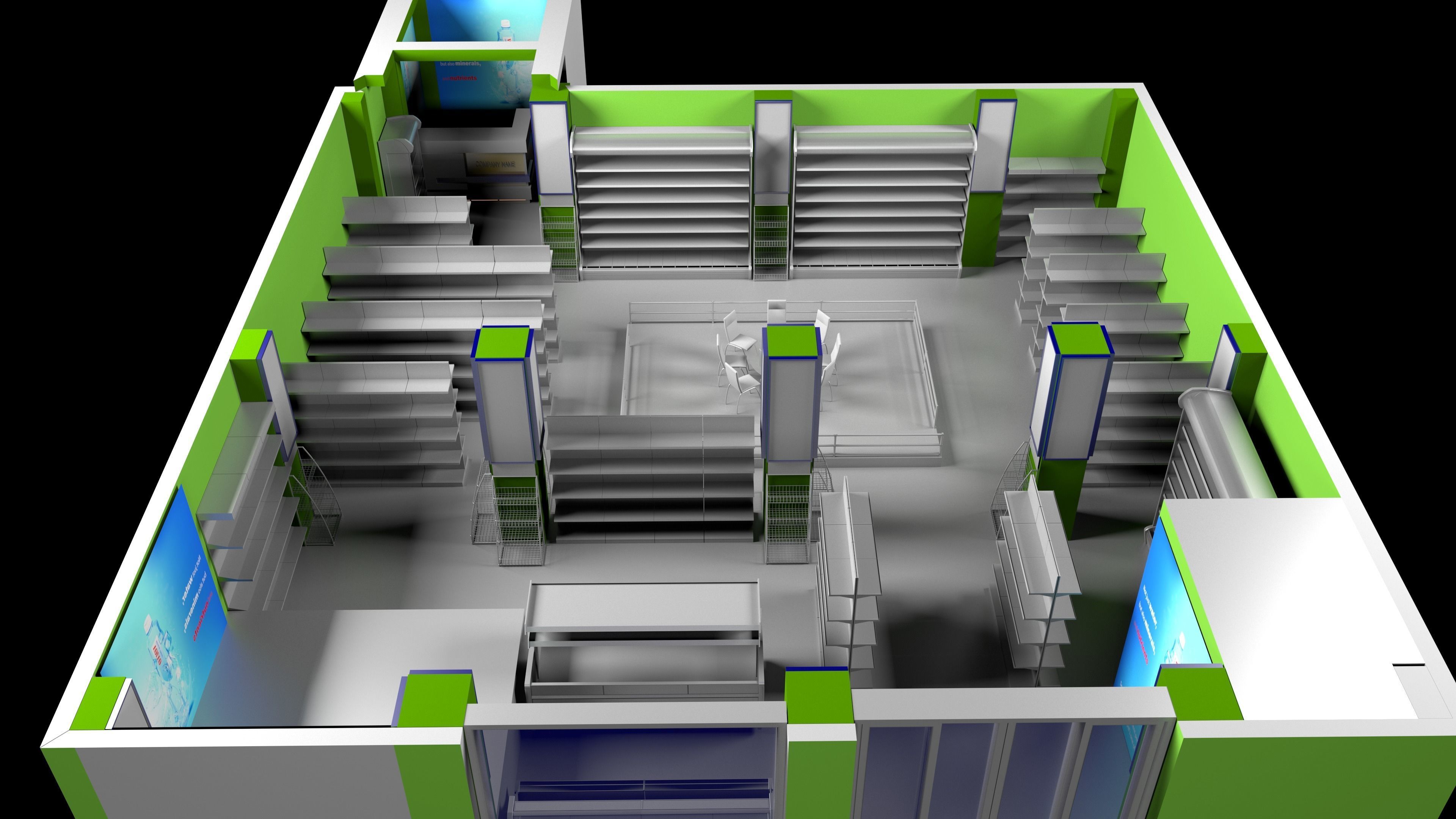 Garden Mart - 2 3D model_3