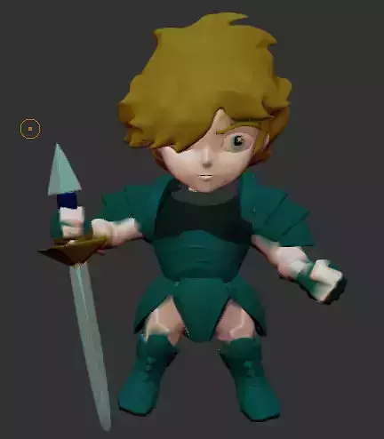 Samuray Warrios Cezar Chibi 3D print model