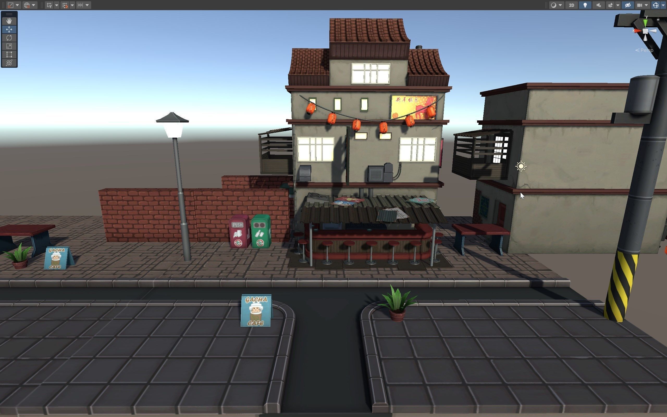 Kong Noodles Low-poly 3D model_13