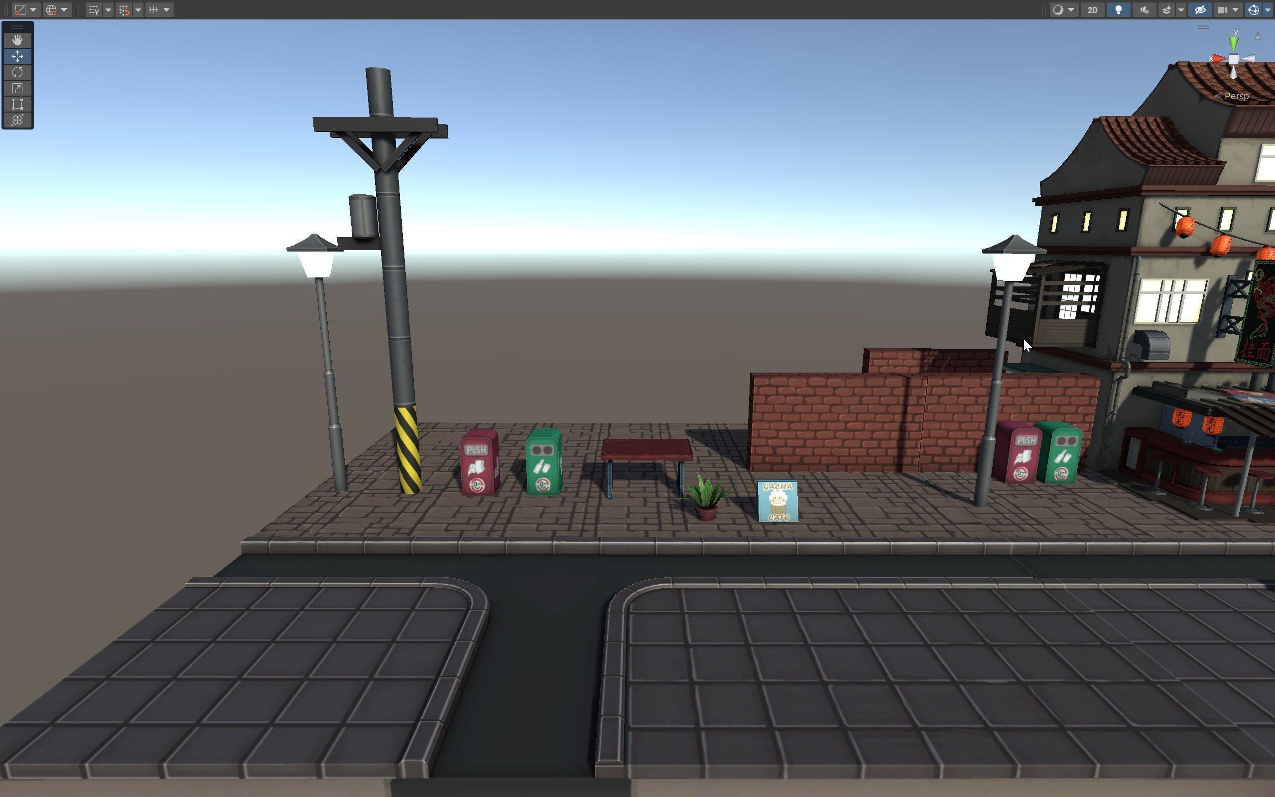 Kong Noodles Low-poly 3D model_12