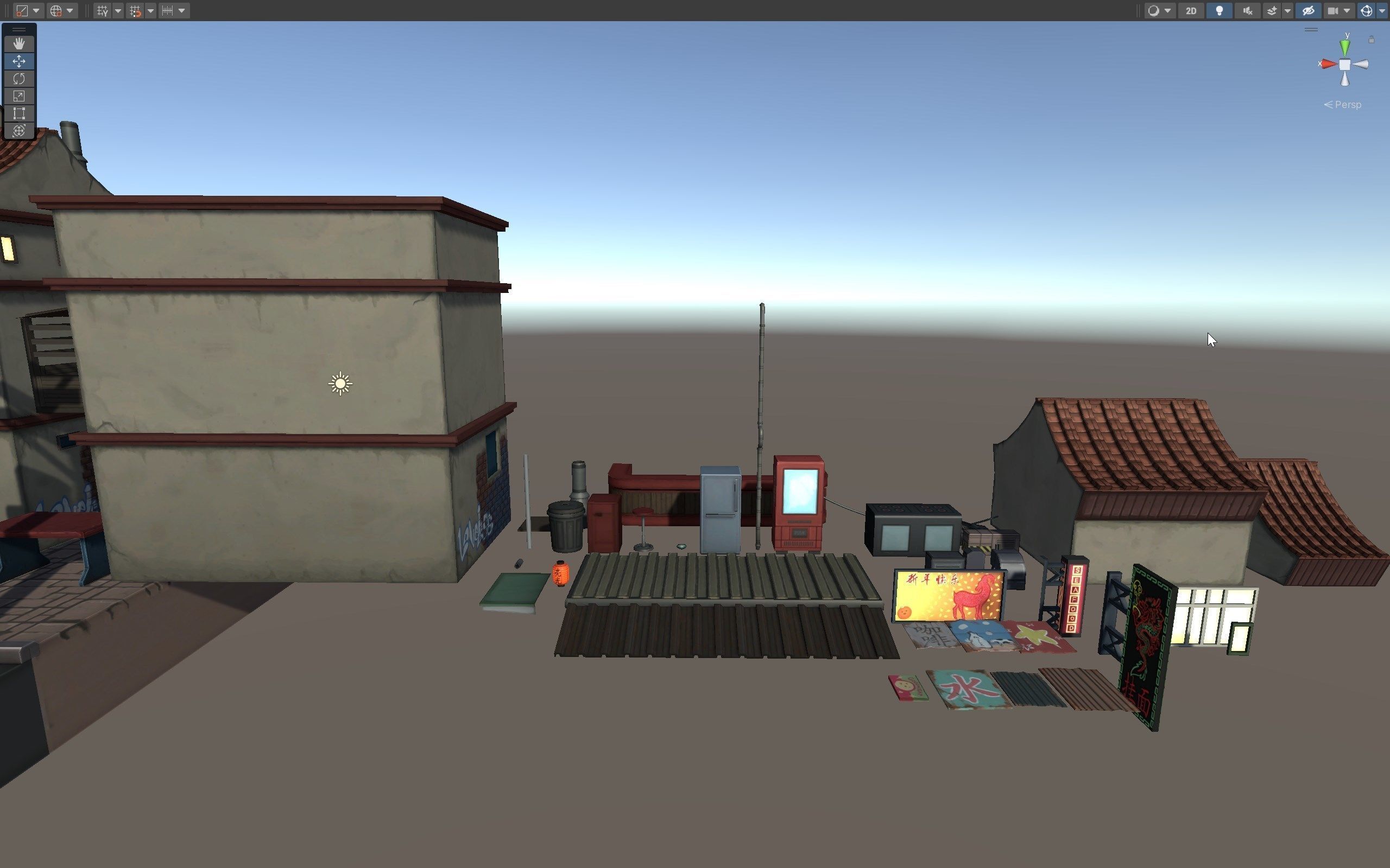 Kong Noodles Low-poly 3D model_11