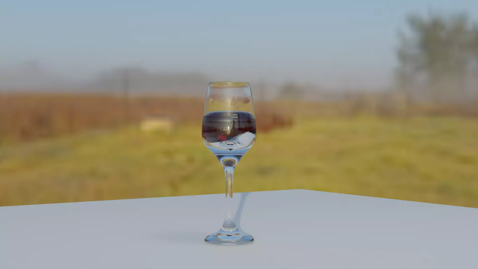 Wine Glass 3D model_0