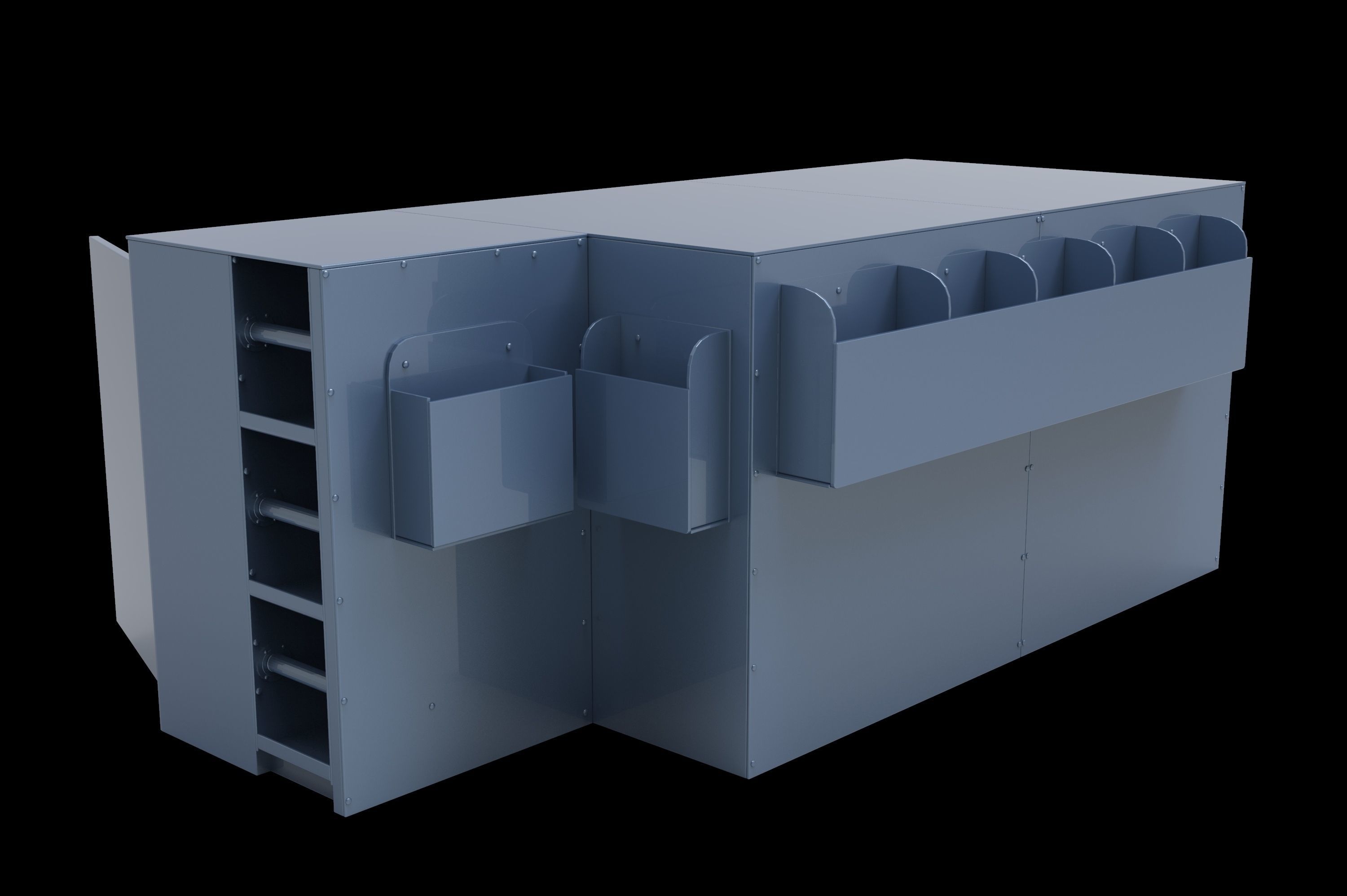 Sci-fi scene highpoly 3D model_11