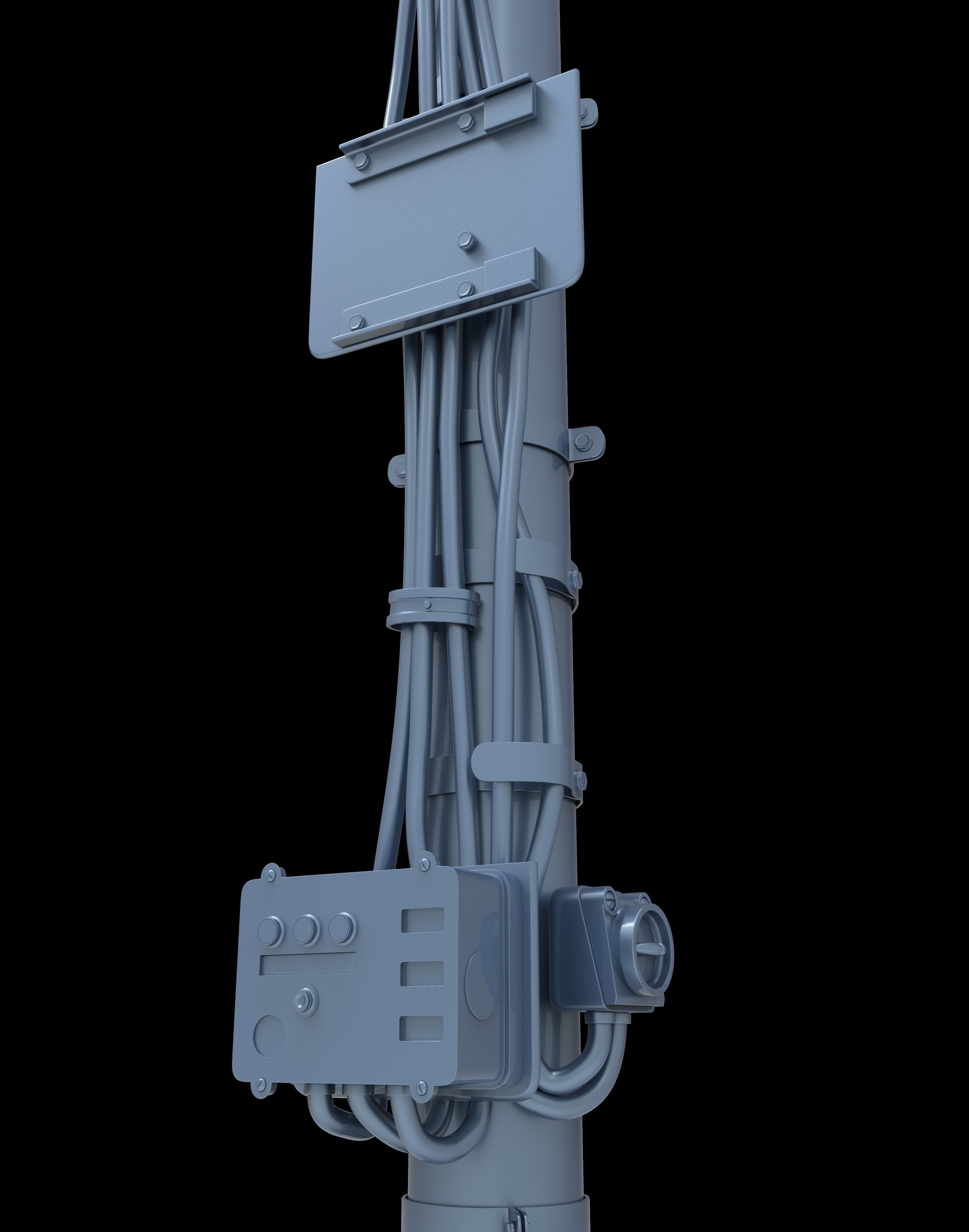 Sci-fi scene highpoly 3D model_13