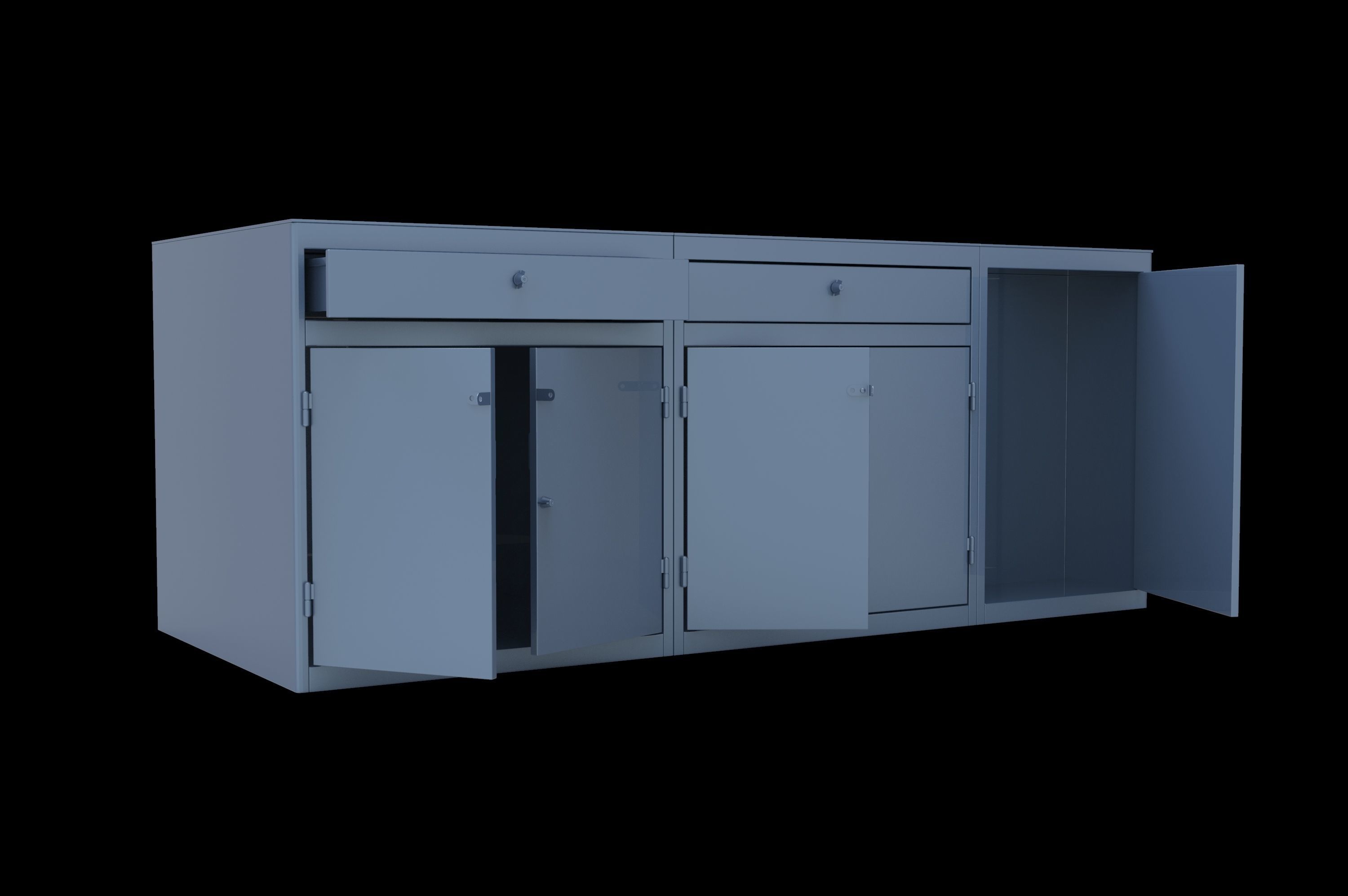 Sci-fi scene highpoly 3D model_10