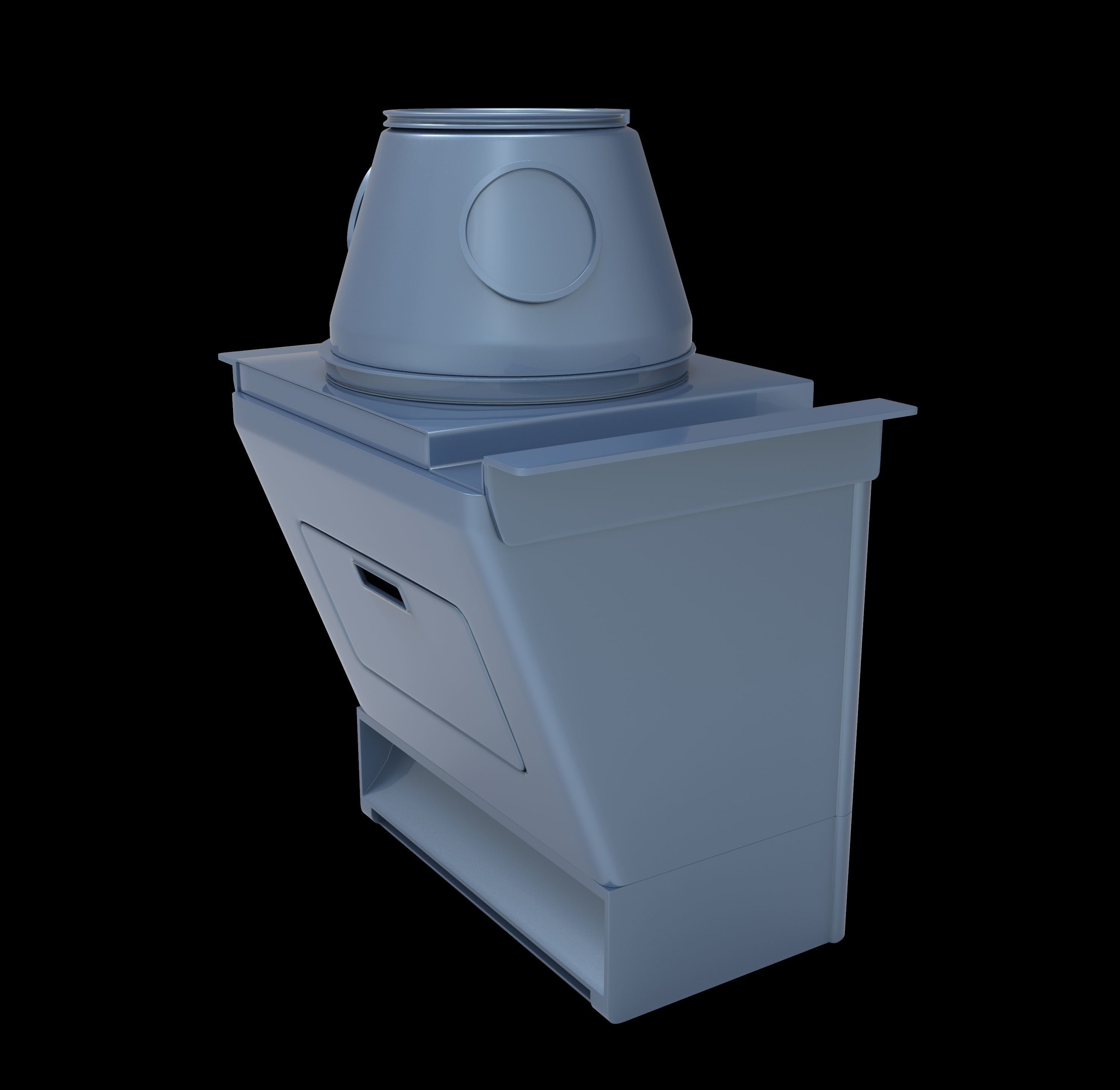 Sci-fi scene highpoly 3D model_1