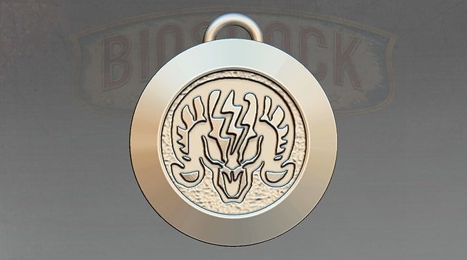 Charge biorock medallion 3D print model