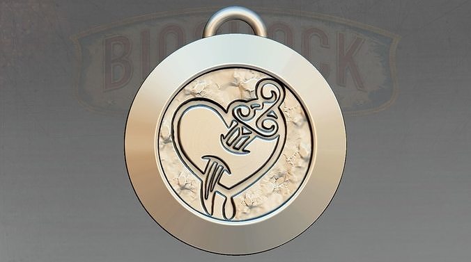Possession biorock medallion 3D print model