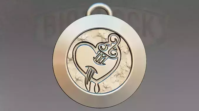 Possession biorock medallion 3D print model
