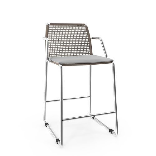 Manda bar armchair-mama green 3D model
