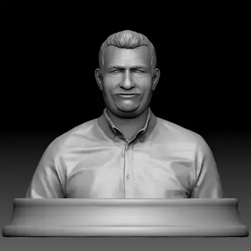 3D Printable Male Bust