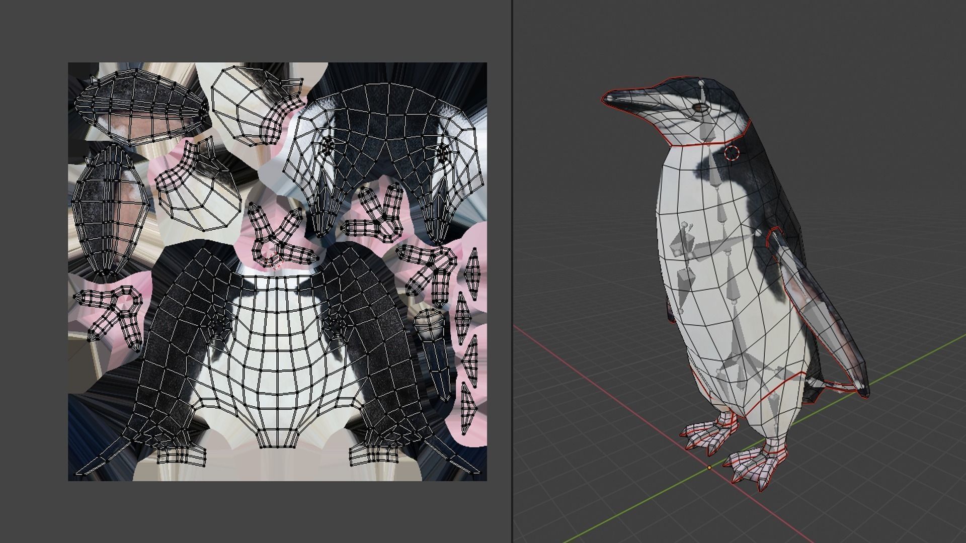 Chinstrap Penguin - Animated Low-poly 3D model_5