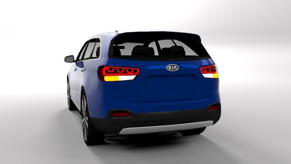 KIA SORENTO 2016 LOWPOLY Low-poly 3D model_2