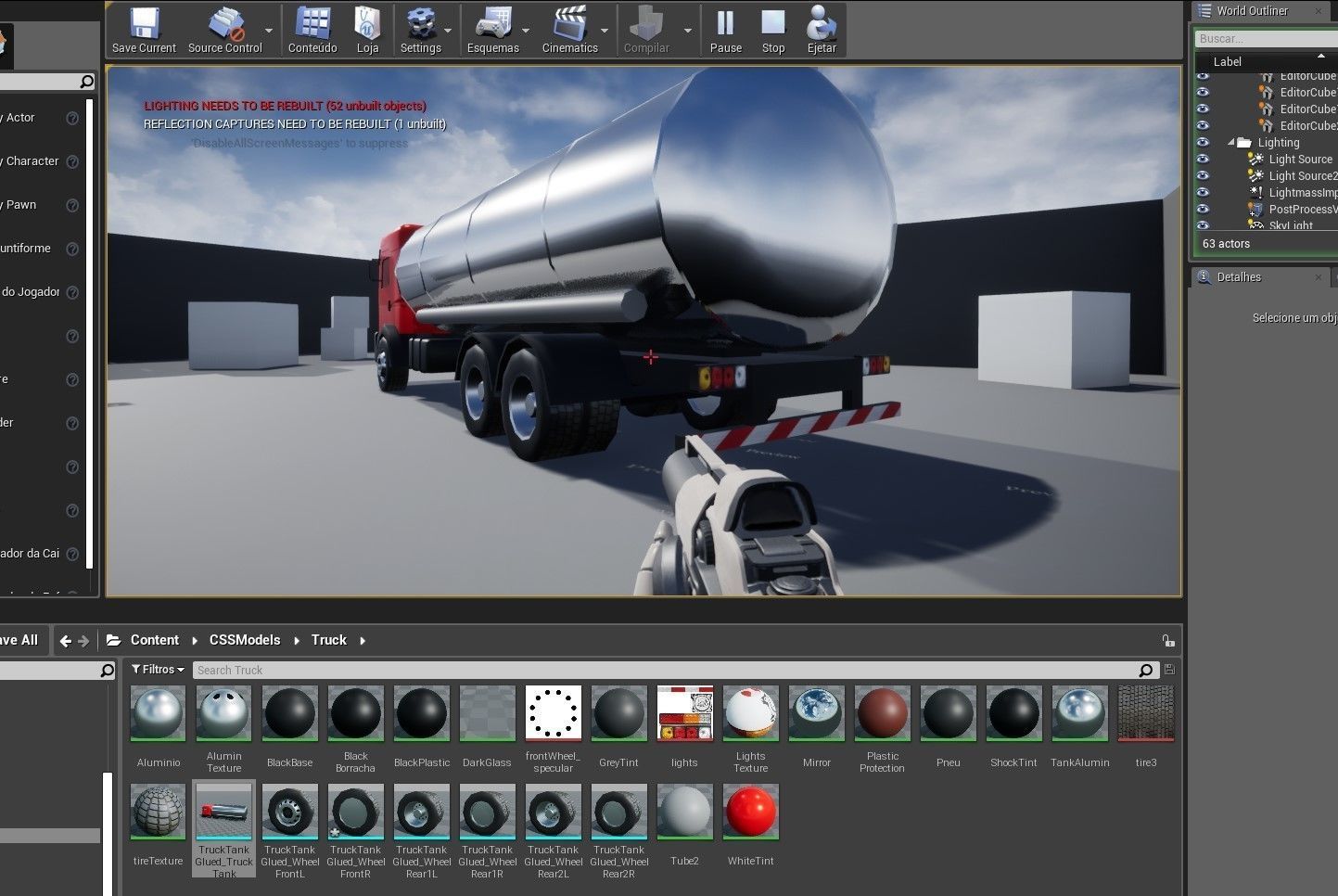 Red Truck - Tank - Fuel - Gasoline - Caminhao Tanque 3D model_26