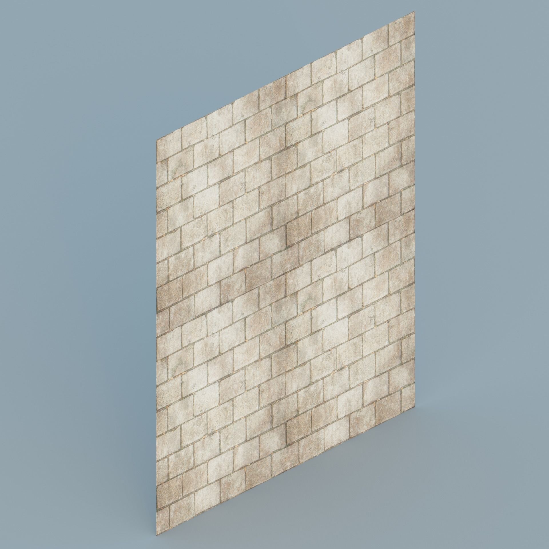 Gothic hallway modular kit Low-poly 3D model_18