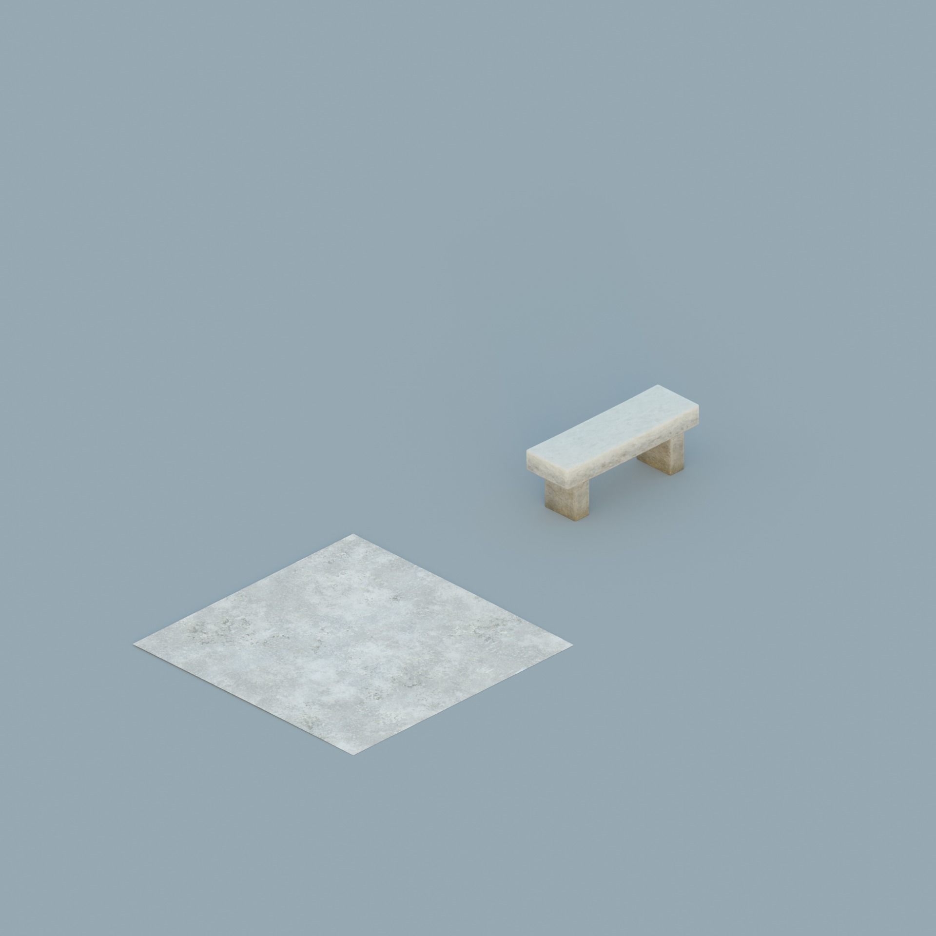 Gothic hallway modular kit Low-poly 3D model_20